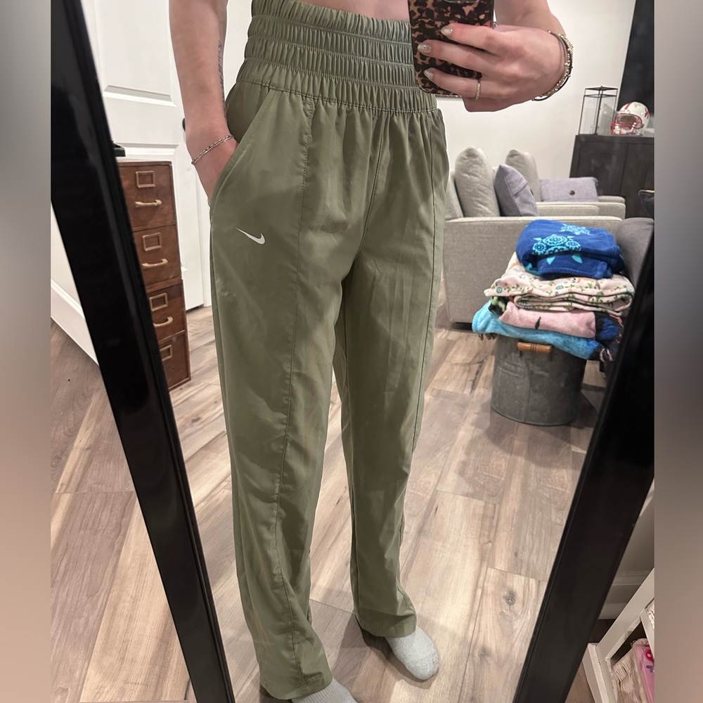 Nike Olive Green Lightweight Track Pants